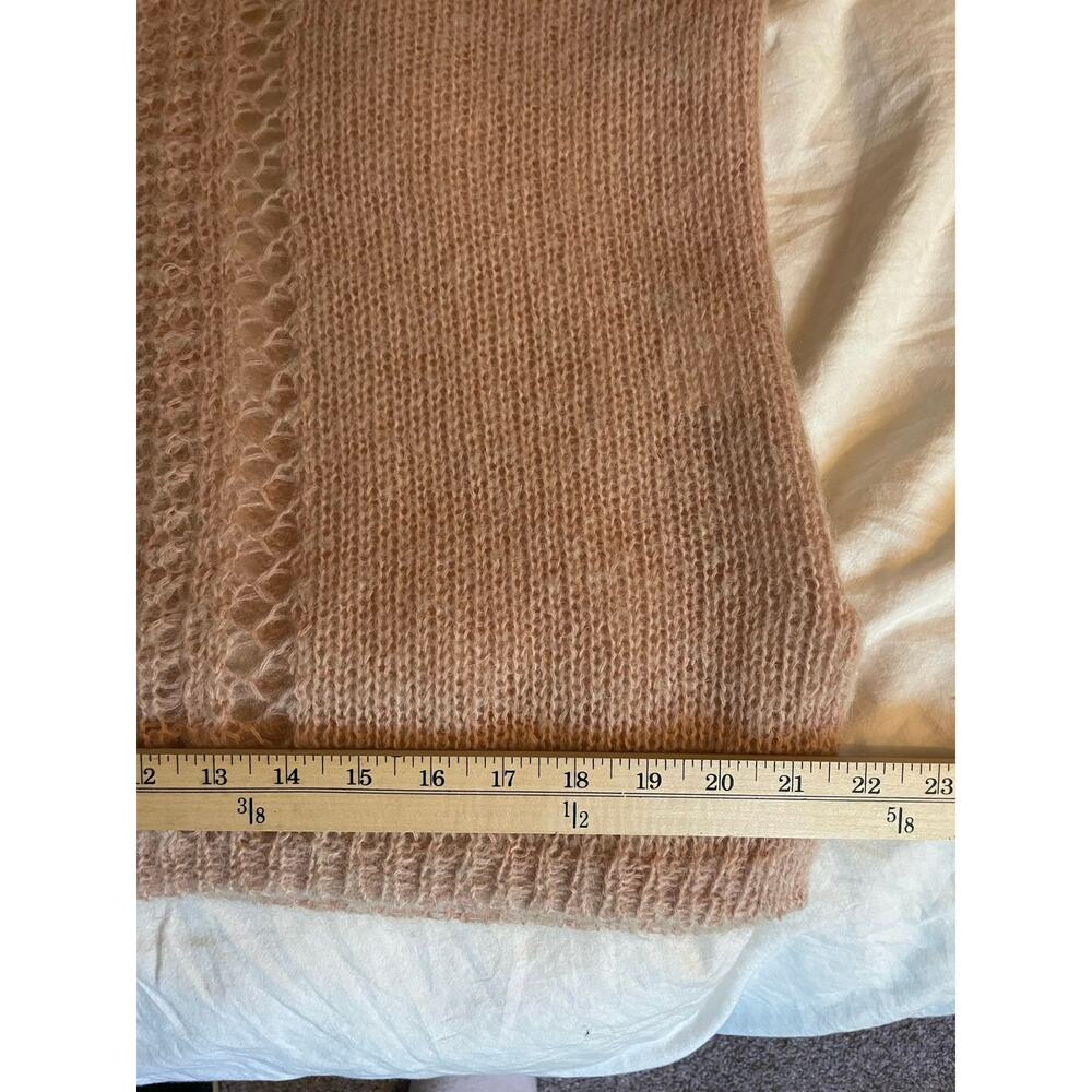 Spell & the Gypsy’s Spell Knit V-Neck Sweater Stone Angora Blend Size S/M - Picture 14 of 16